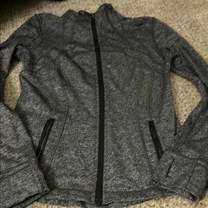 Lululemon grey full zip up